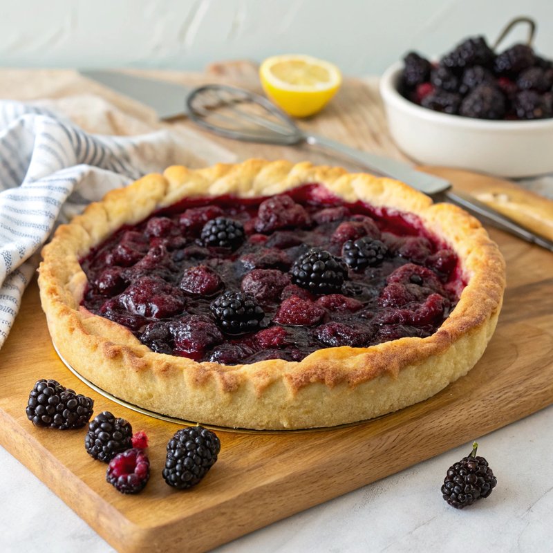 Classic Fresh Blackberry Pie