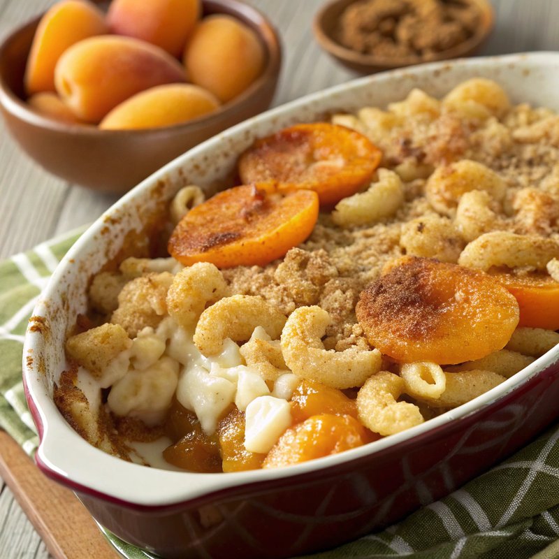 Apricot Cobbler Macaroni