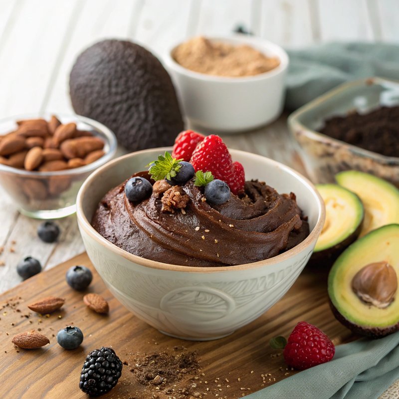 Decadent Vegan Chocolate Avocado Mousse