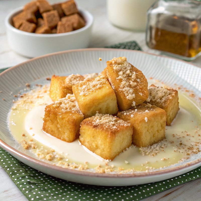 Crispy Fried Tofu Pudding