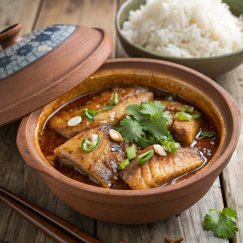 Ca Kho To - Vietnamese Caramelized Fish in Clay Pot