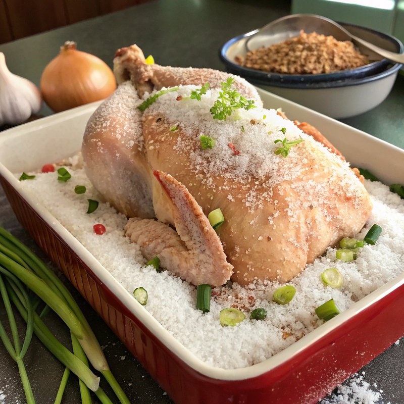 Salt Baked Chicken