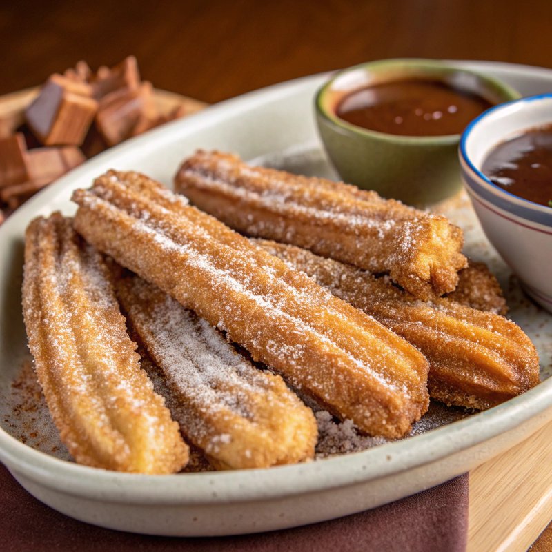 Churros Con Caramelo