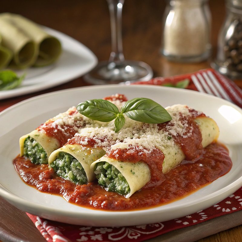 Spinach and Ricotta Cannelloni