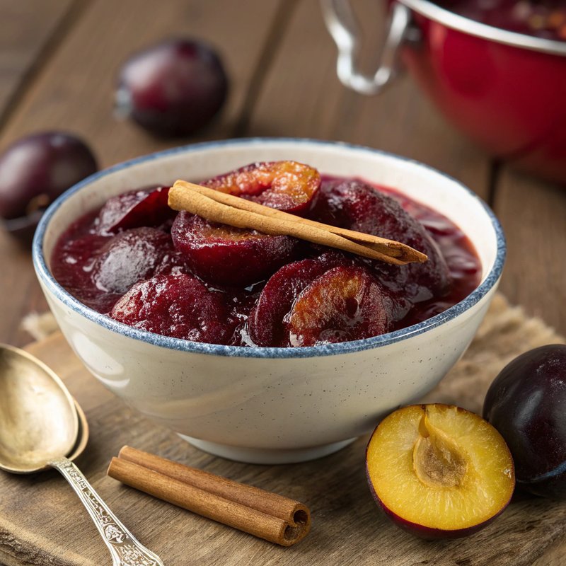 Delicious Plum Compote