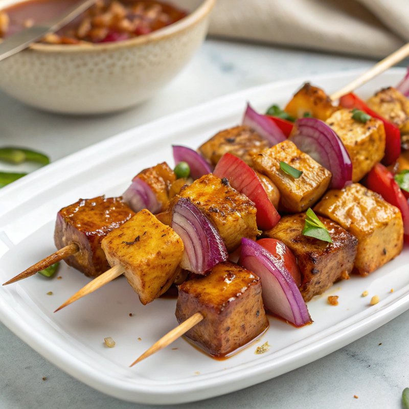 Marinated Tempeh Skewers