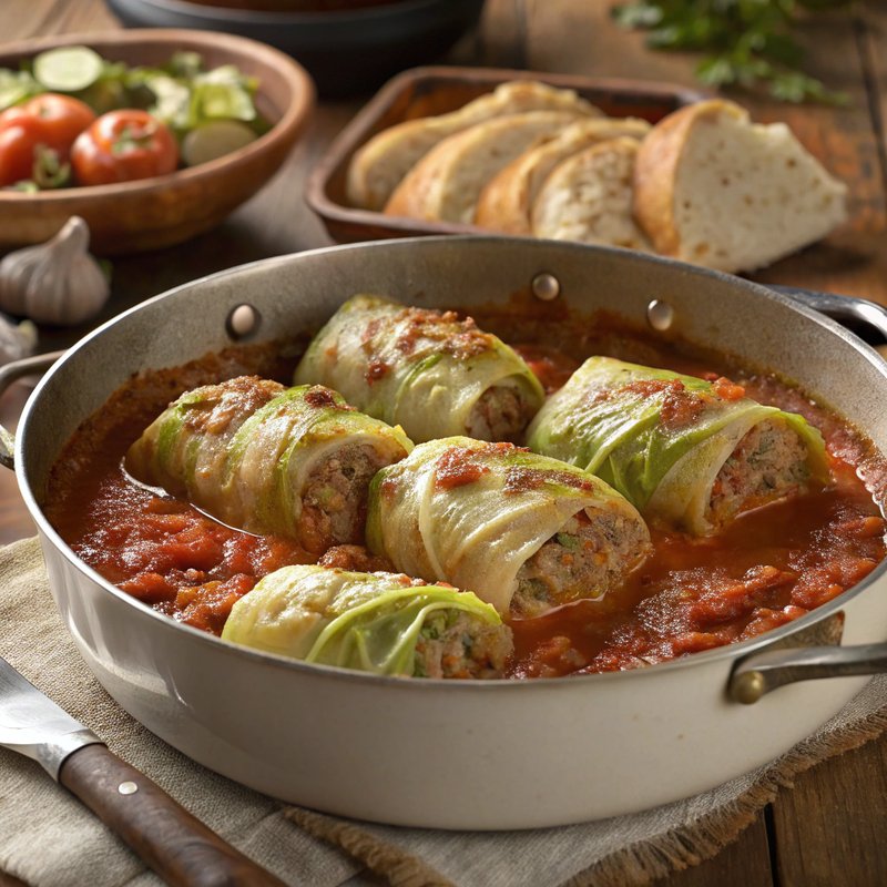 Savory Stuffed Cabbage Rolls