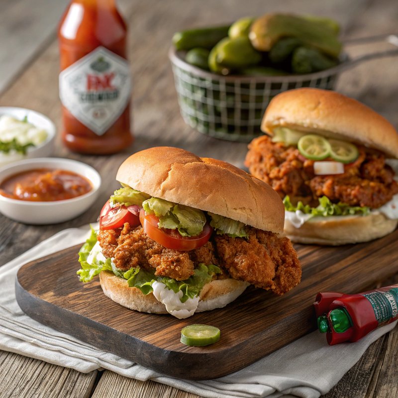 Nashville Hot Chicken Sandwiches