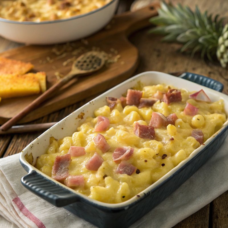 Tropical Hawaiian Mac and Cheese