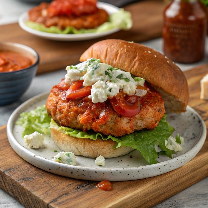 Spicy Buffalo Chicken Burger