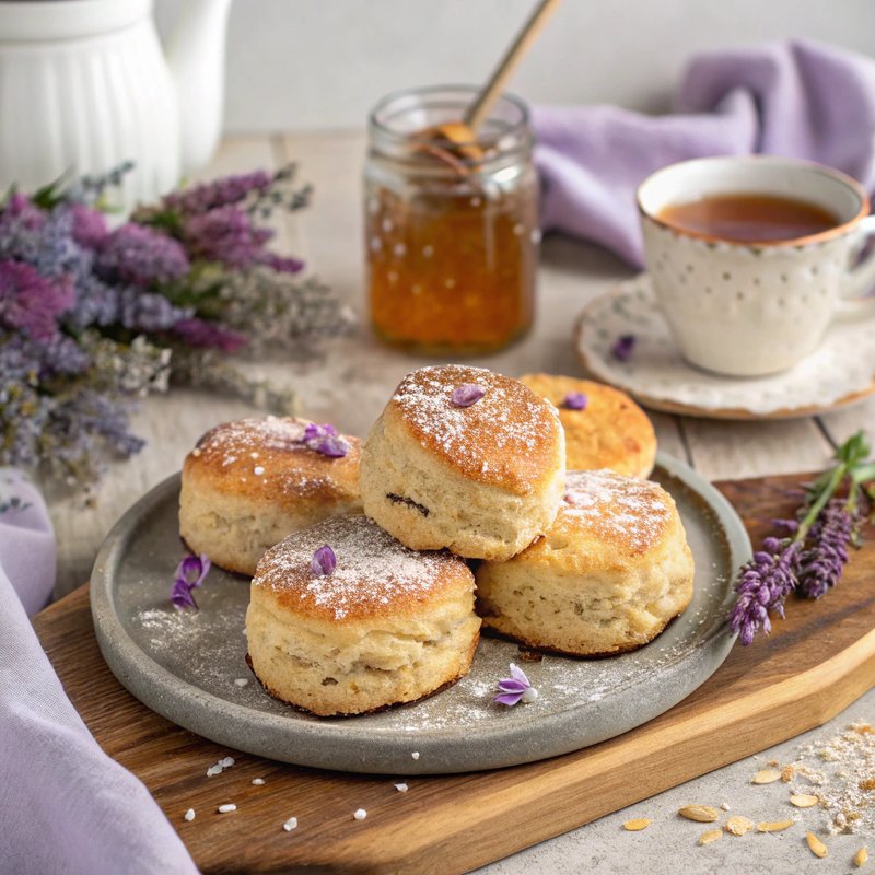 Lavender and Honey Scones