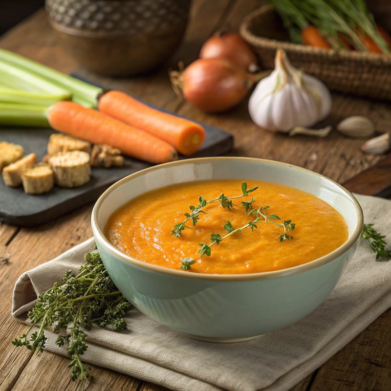 Creamy Carrot and Celery Soup