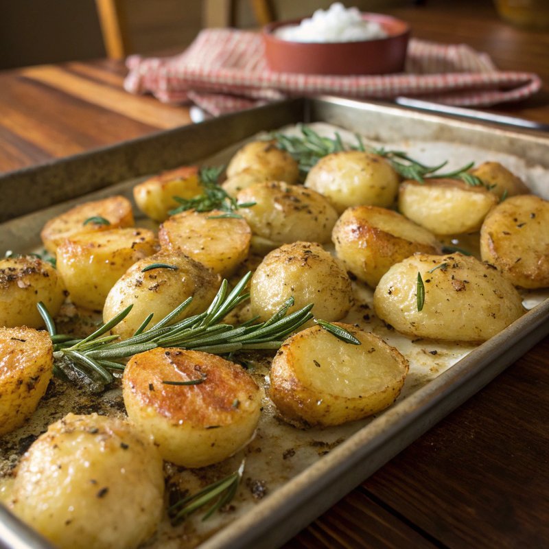 Golden Rosemary Roasted Potatoes