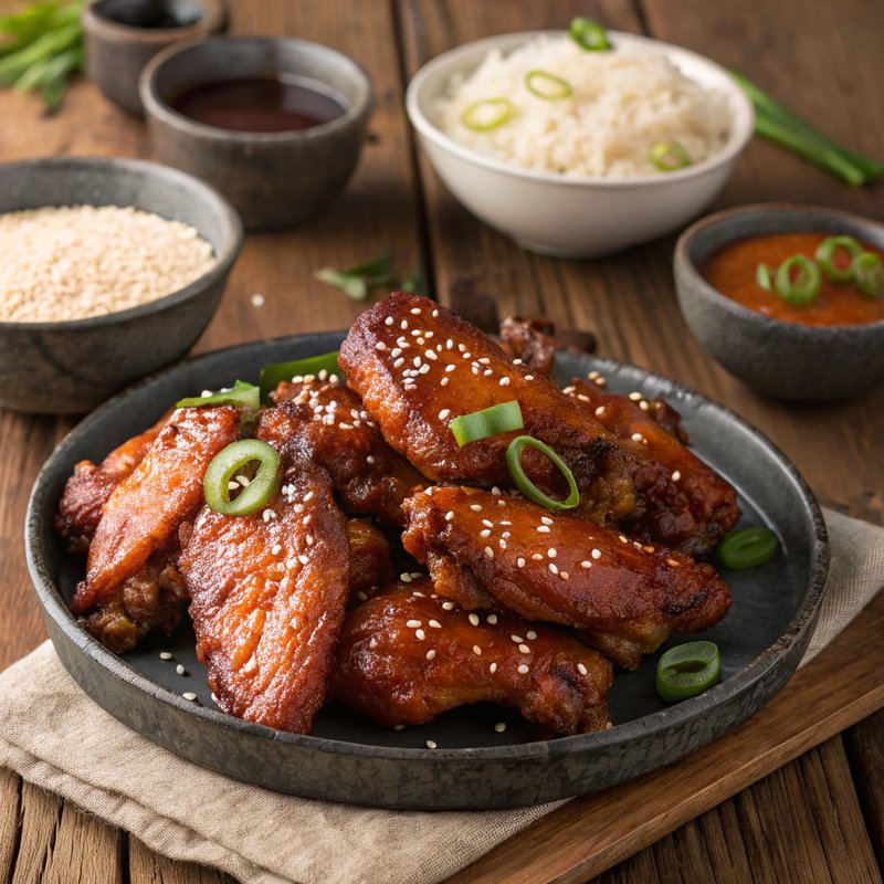 Authentic Korean BBQ Chicken Wings