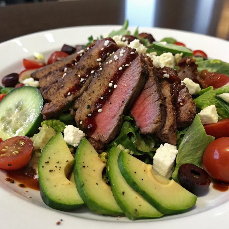 Grilled Steak Salad with Balsamic Vinaigrette