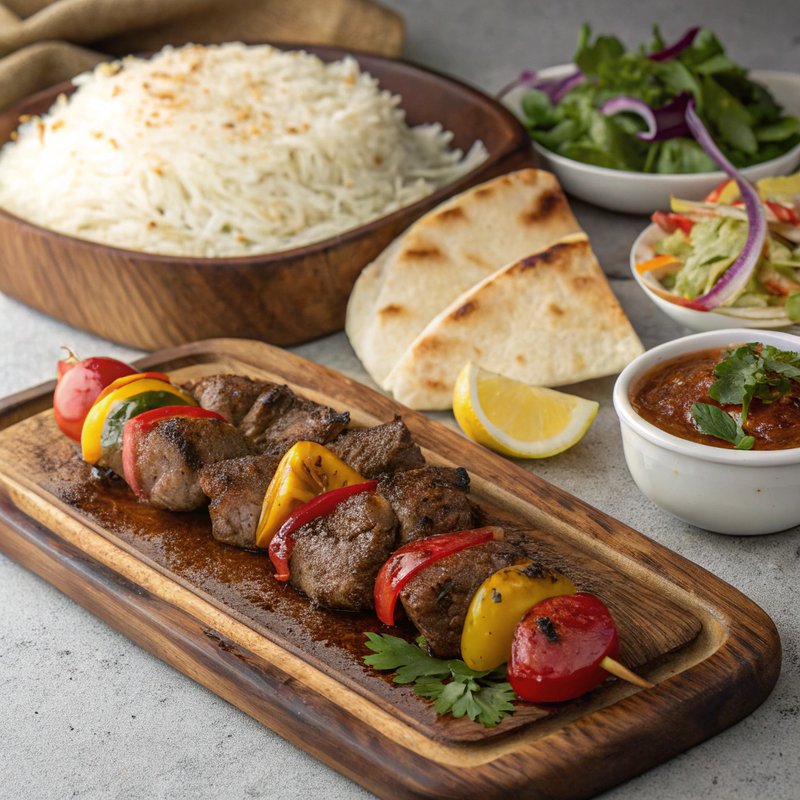 Kebab Barg - Persian Grilled Beef Skewers
