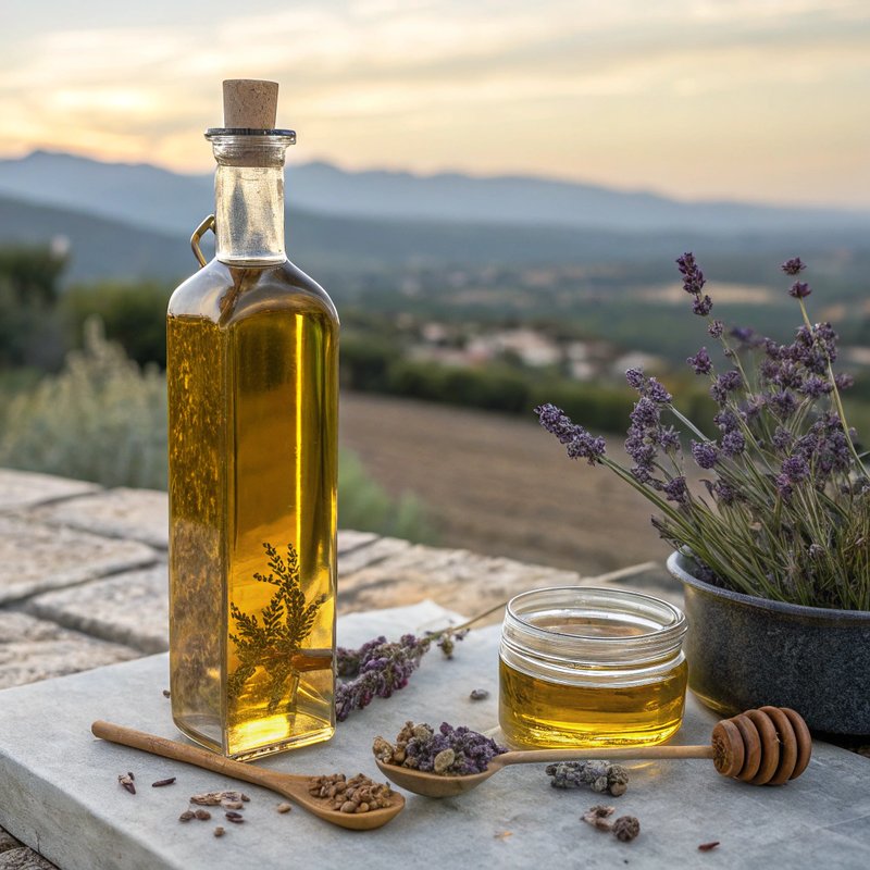 Provencal Lavender and Honey Infused Olive Oil