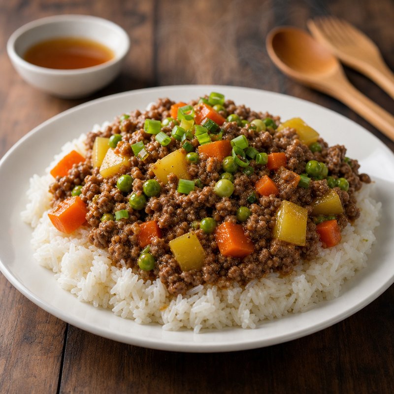 Giniling (Filipino Ground Meat Hash) - Giniling is a beloved Filipino comfort dish that captures the heart of Filipino home cooking. This savory blend of ground meat, vibrant vegetables, an