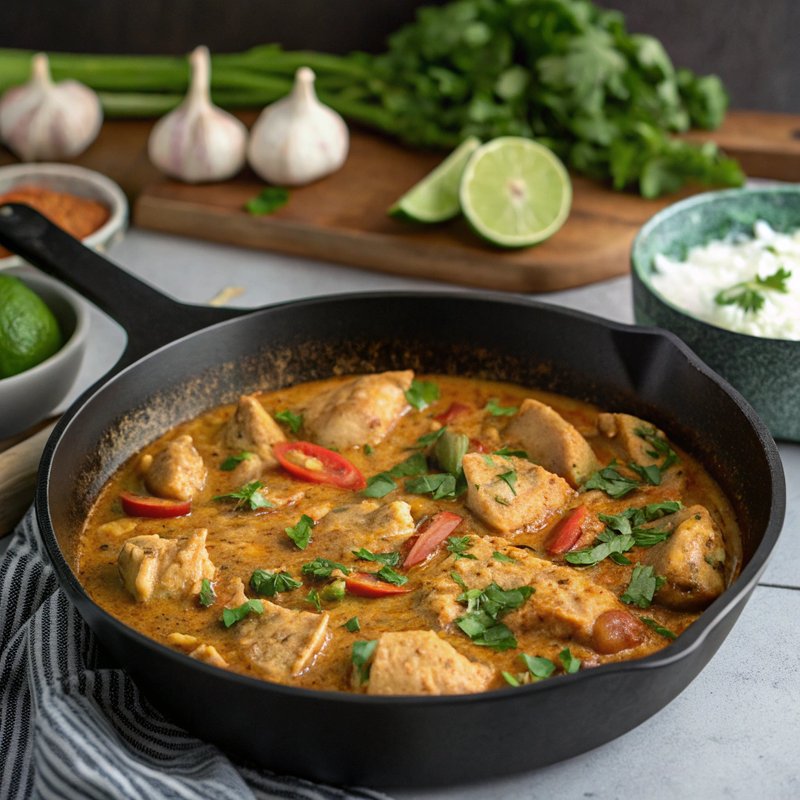 Keto Coconut Curry Chicken