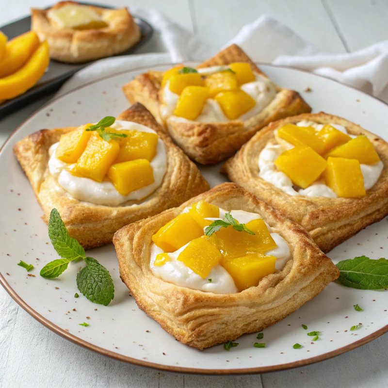 Mango and Cream Cheese Danish