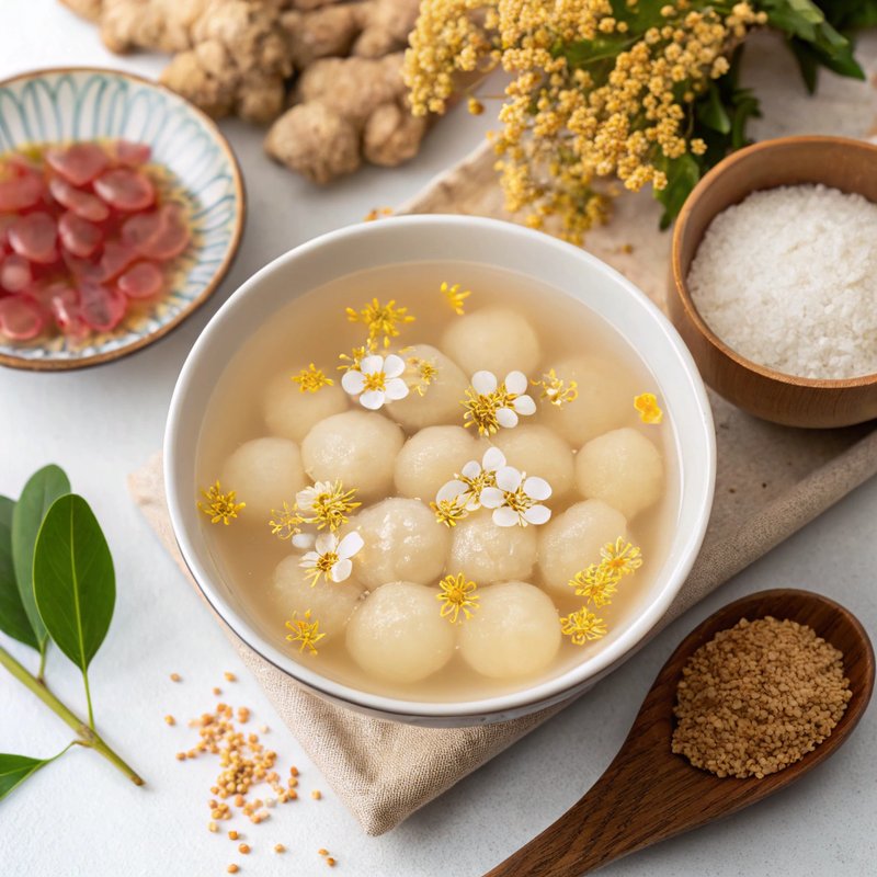 Glutinous Rice Balls in Syrup