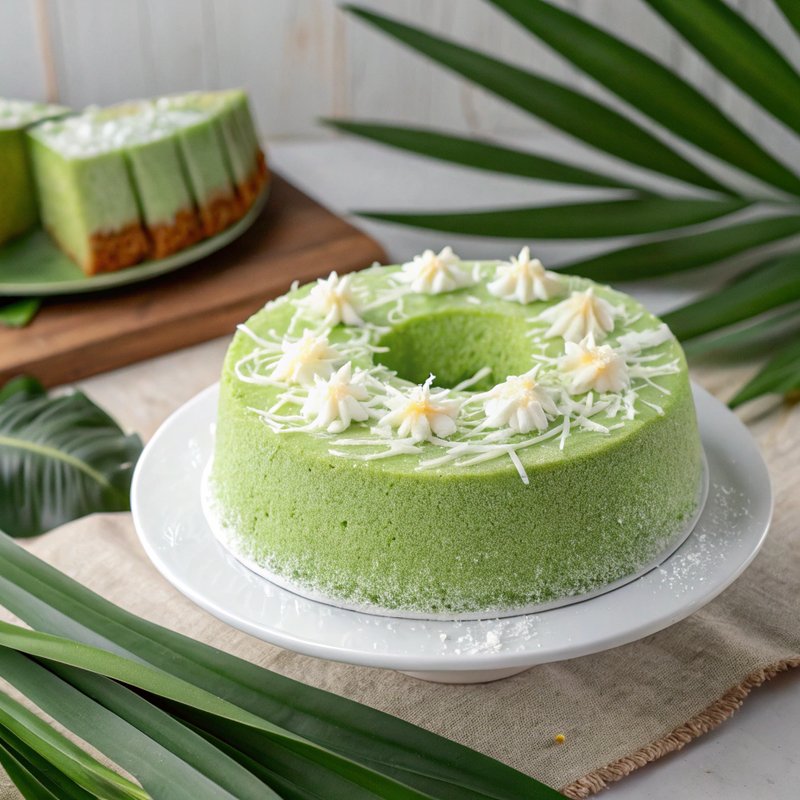 Fluffy Pandan Cake