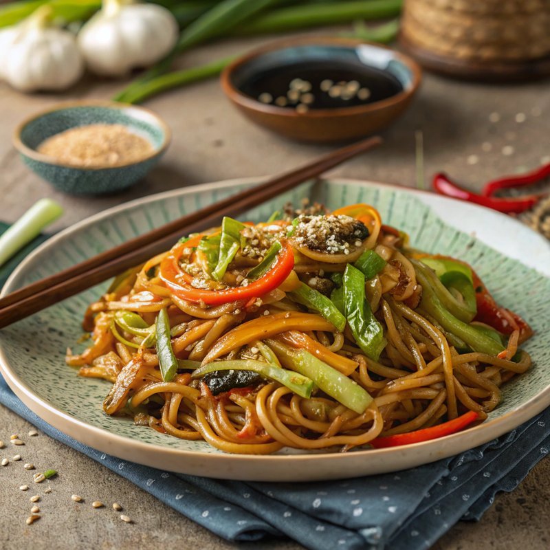 Shanghai Fried Noodles