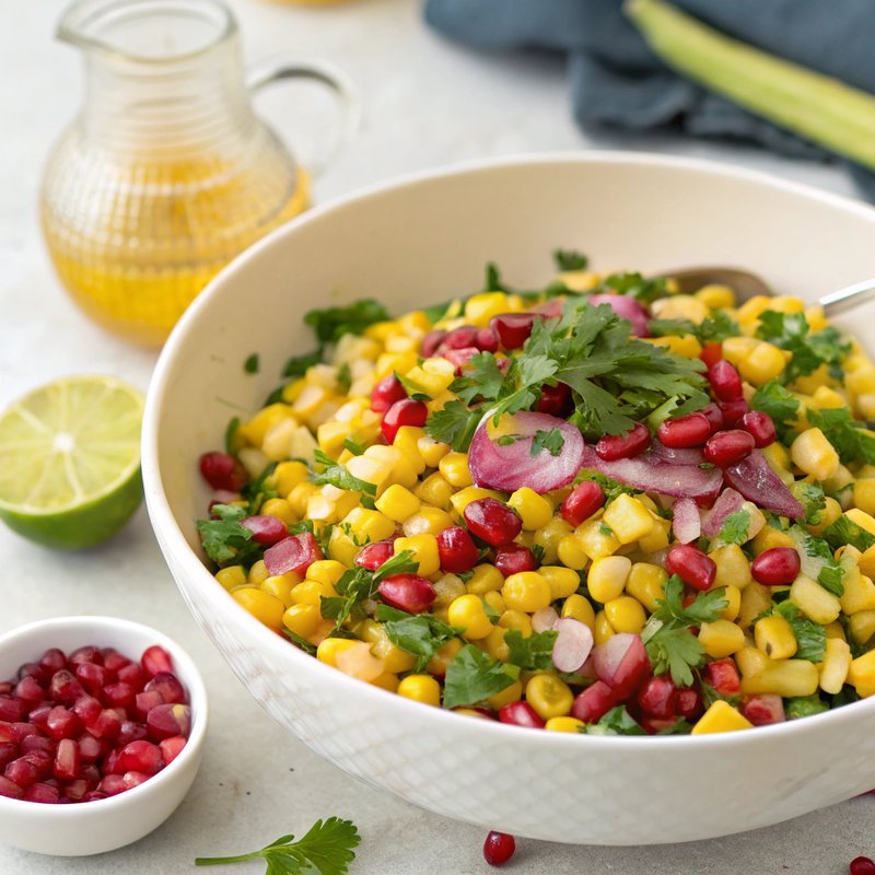 Corn and Pomegranate Salad