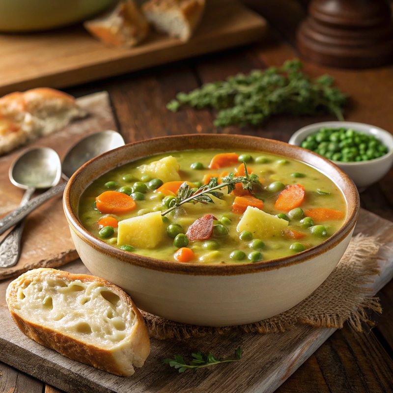Sopa de Ervilha: Portuguese Pea Soup