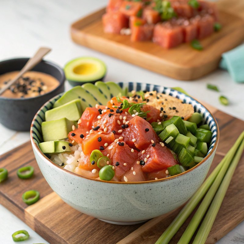 Spicy Tuna Poke Bowl