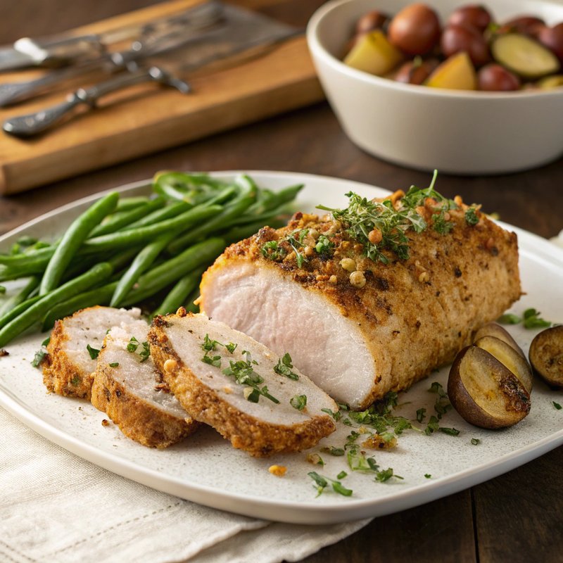 Parmesan Crusted Pork Loin