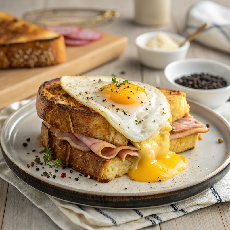Classic French Croque Madame
