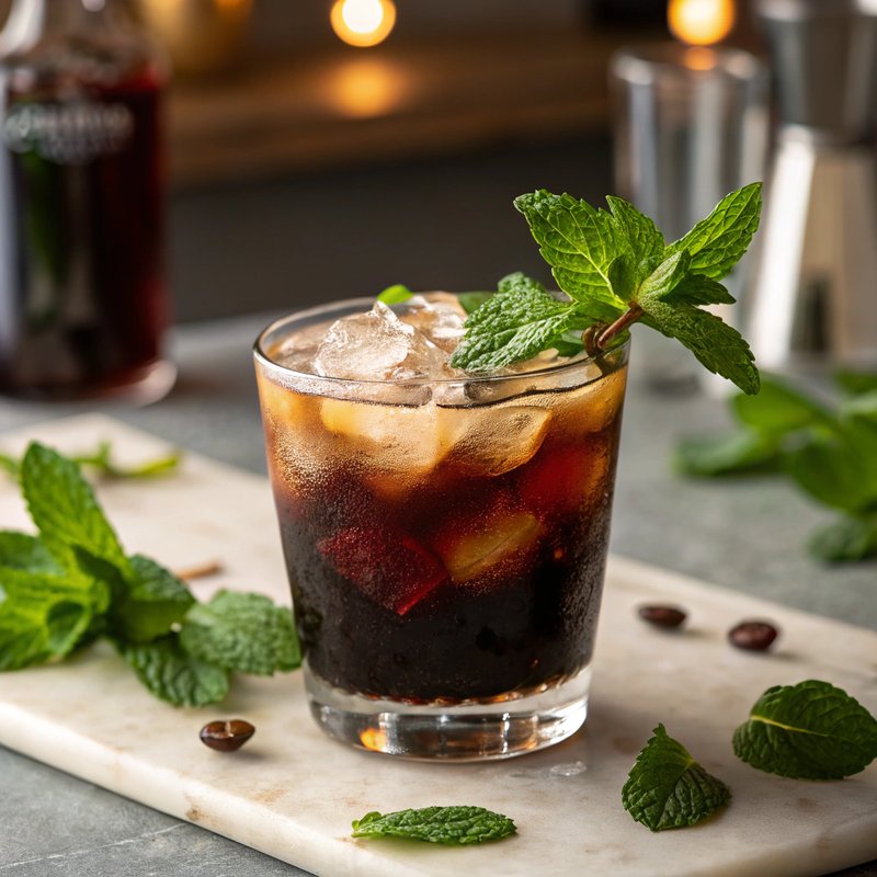 Cassis Espresso Cocktail