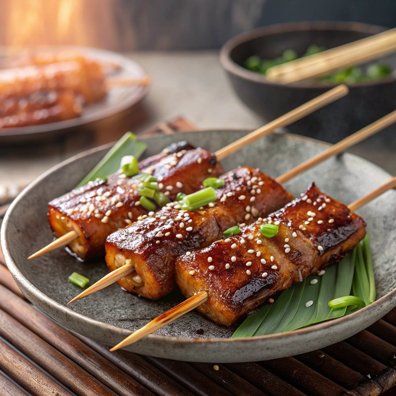 Grilled Unagi Skewers