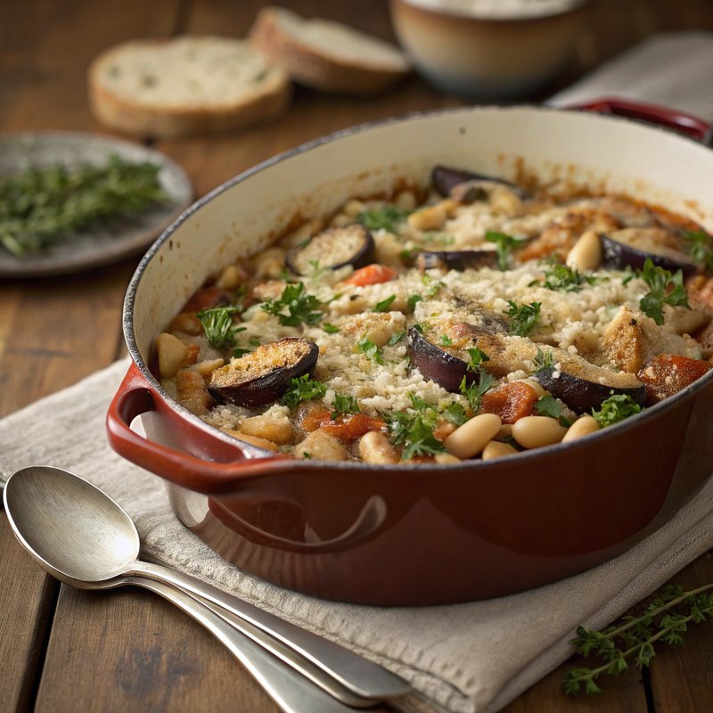 Eggplant and White Bean Cassoulet