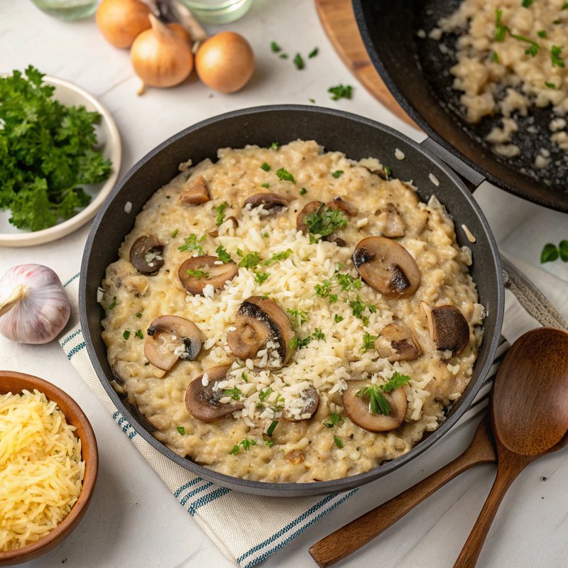 Keto Mushroom Risotto
