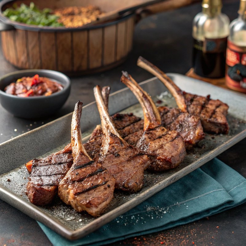 Smoky Delight Lamb Chops