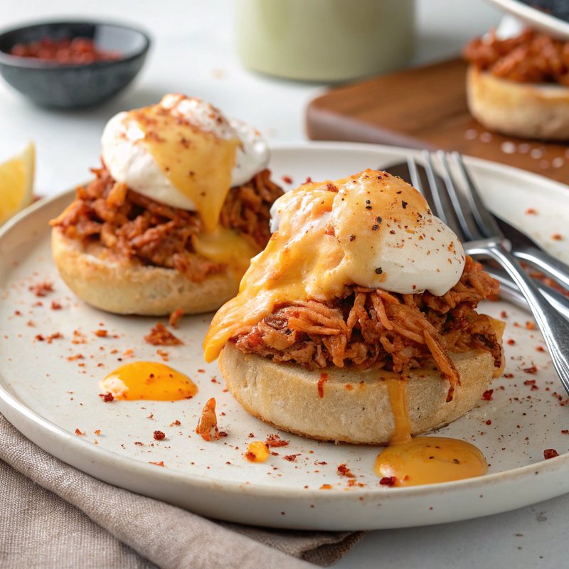 Buffalo Chicken Eggs Benedict