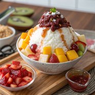 Korean Shaved Ice Bingsu Teresa s Recipes