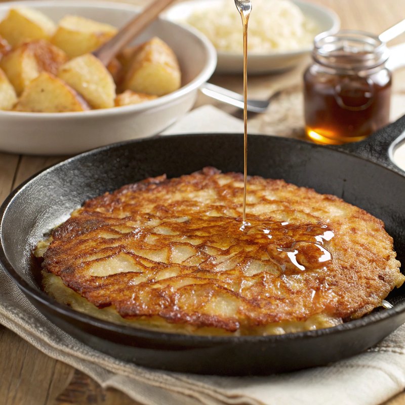 Maple Syrup Glazed Hash Browns