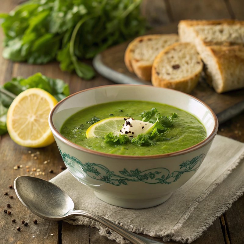 Endive and Watercress Soup