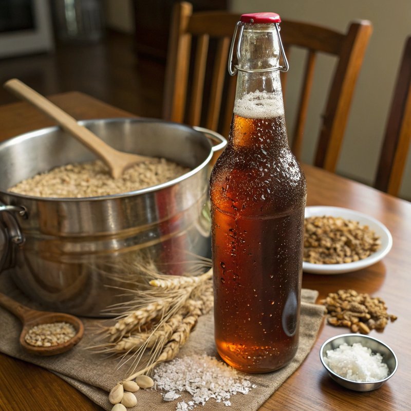 Homemade Vitamalz (Malt Beer)