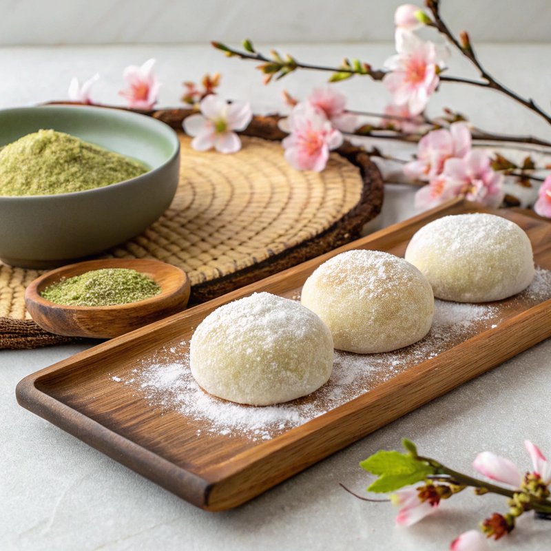 Traditional Japanese Mochi