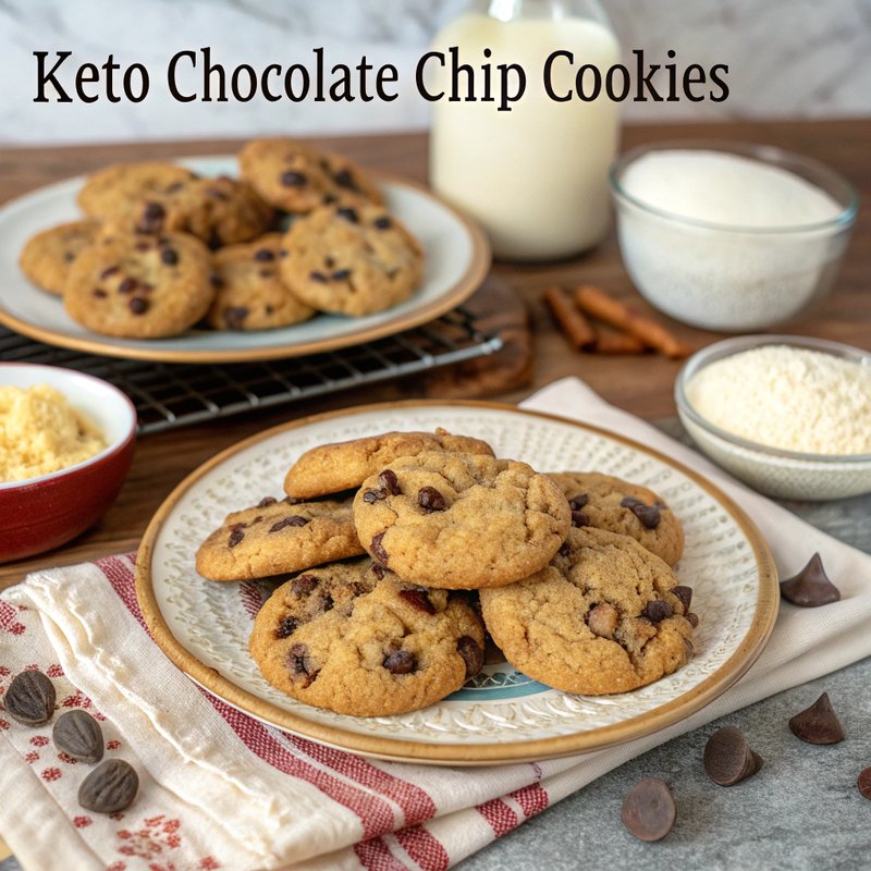 Keto Chocolate Chip Cookies