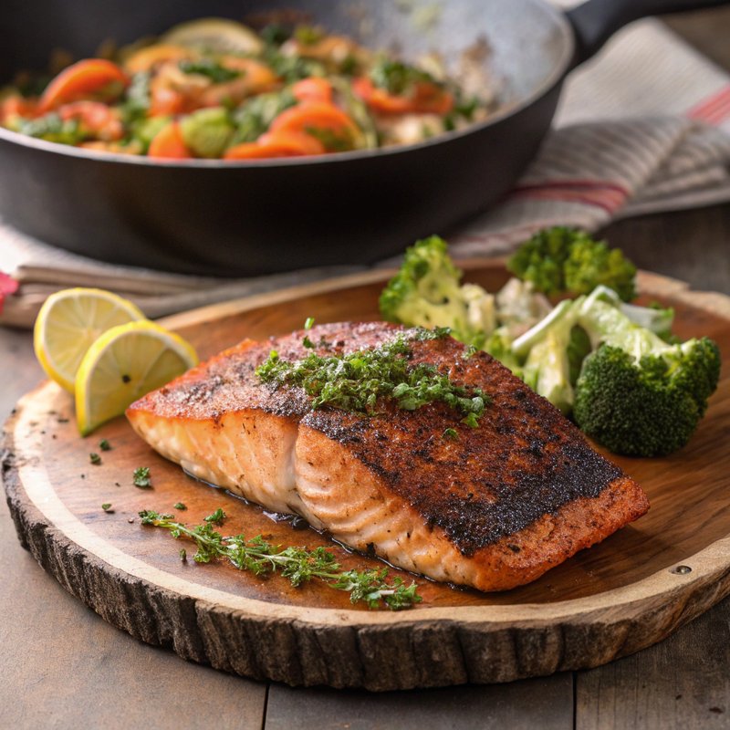 Cajun Blackened Salmon