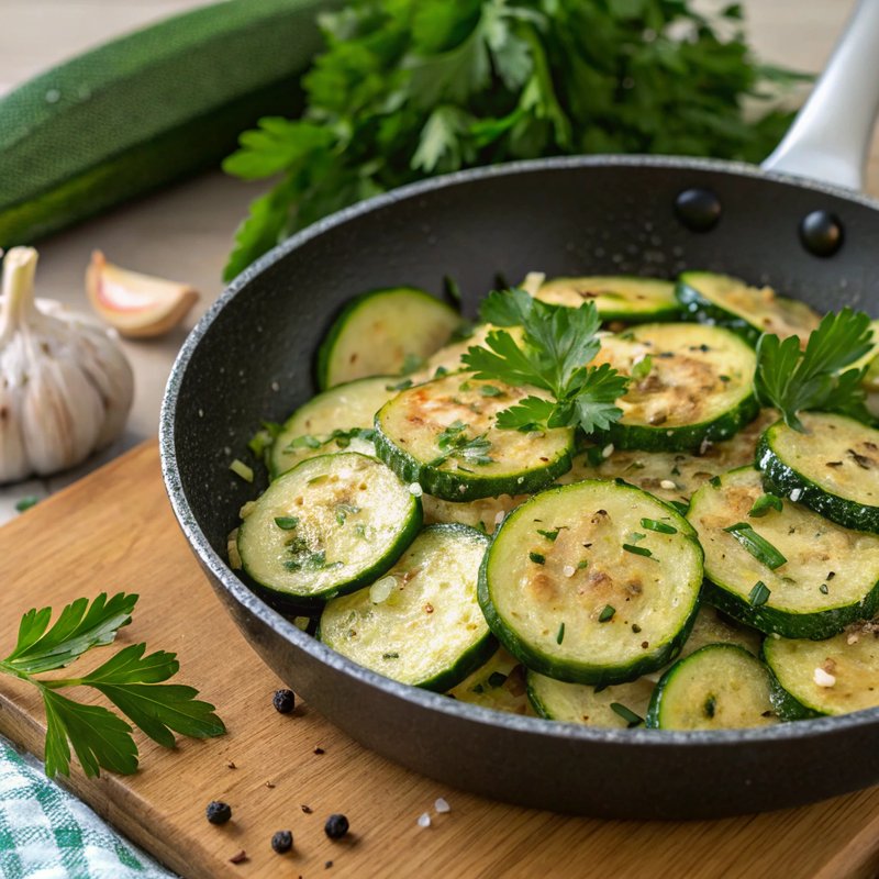 Garlic and Herb Sautéed Zucchini