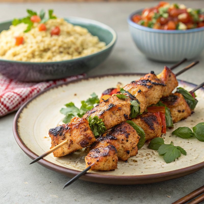 Moroccan Chicken Skewers