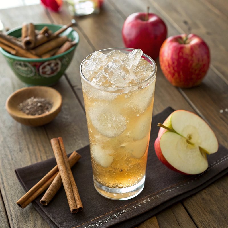 Spiced Apple Italian Soda