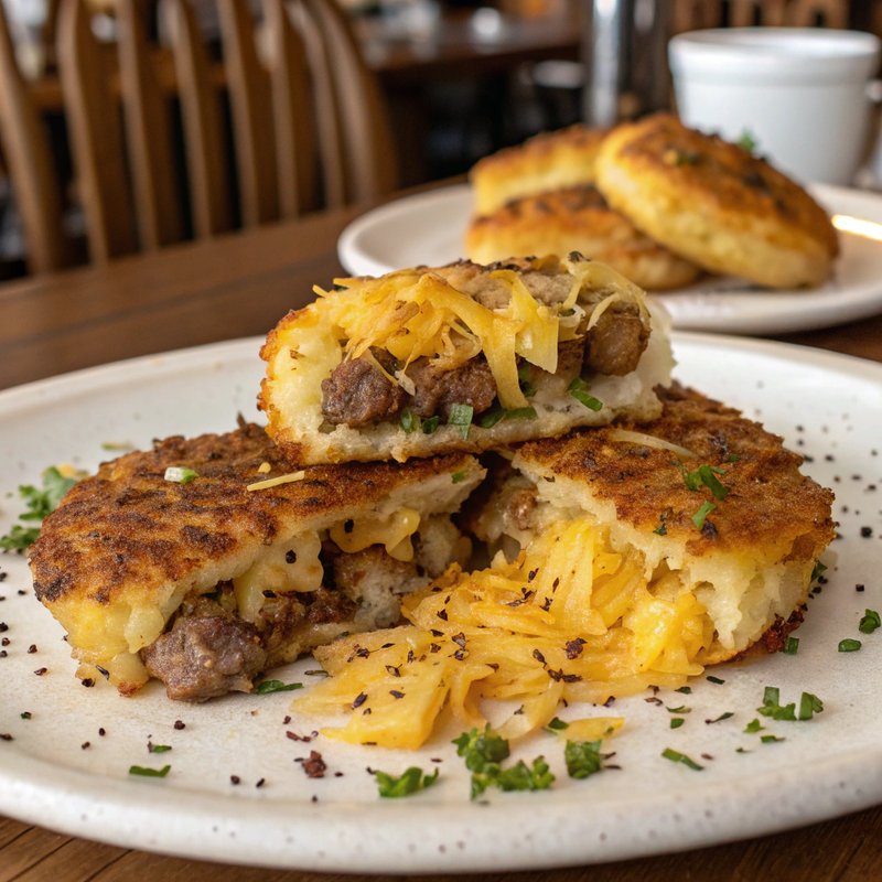 Sausage Stuffed Hashbrowns