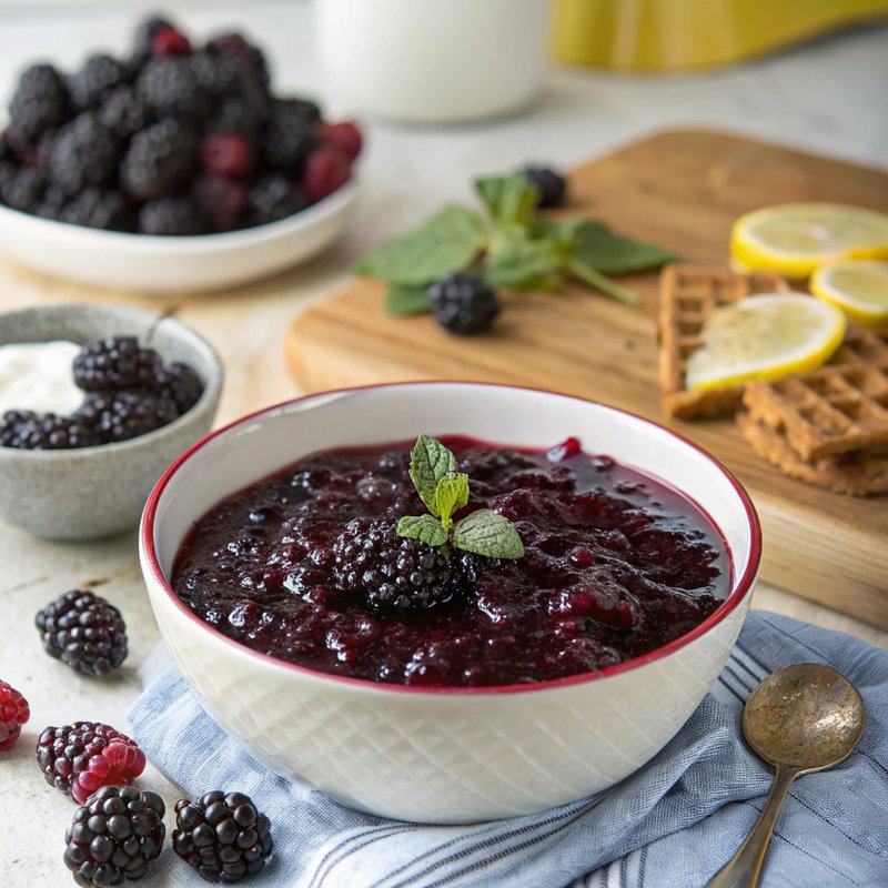 Homemade Blackberry Sauce